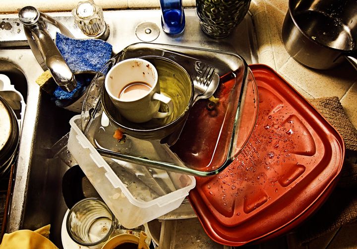 There are some simple steps you can teach your kids to avoid having a sink that looks like this.