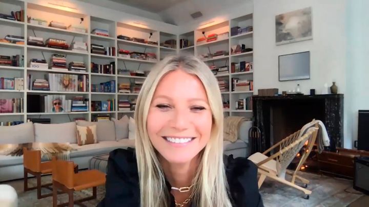 Actress Gwyneth Paltrow during an interview with Jimmy Fallon for "The Tonight Show" on June 16.