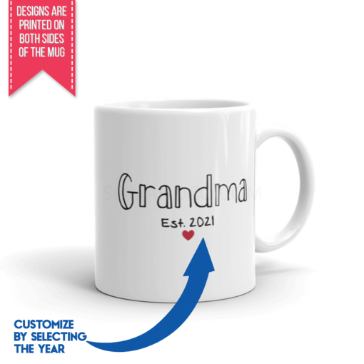 New Grandparents Heart Mug Set - Pregnancy Announcement - Som + Co