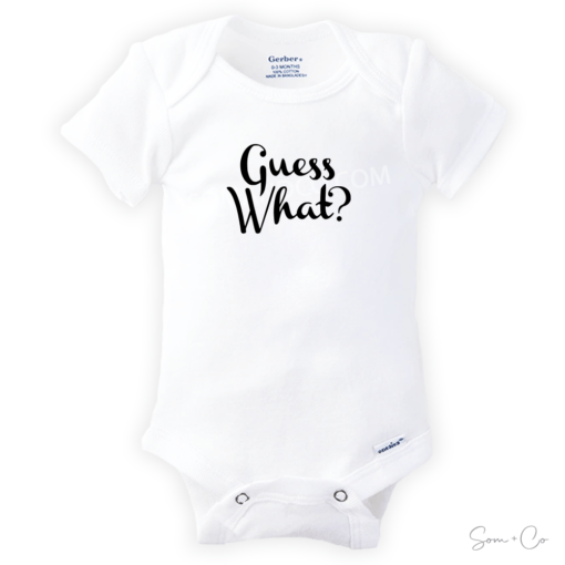 Guess What? Baby Onesie Romper - Som + Co