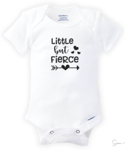 Little But Fierce Baby Onesie Romper - Som + Co