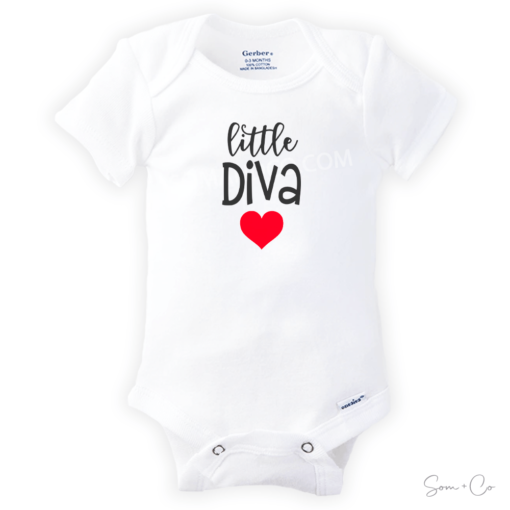 Little Diva Baby Onesie Romper - Som + Co