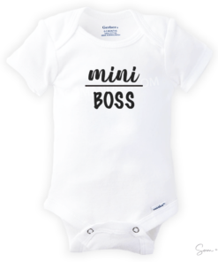 Mini Boss Baby Onesie Romper - Som + Co