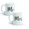 Mr. and Mrs. Mug Set - Newlywed or Anniversary Gift Set - Som + Co
