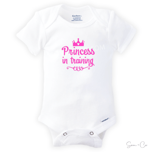 Princess in Training Baby Onesie Romper - Som + Co