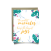 The Smallest Miracles Bring the Biggest Joys! - Single Panel Notecard with Envelop - Som + Co