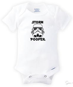 Storm Pooper Baby Onesie Romper - Som + Co