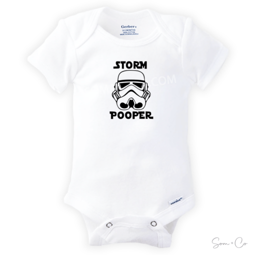 Storm Pooper Baby Onesie Romper - Som + Co