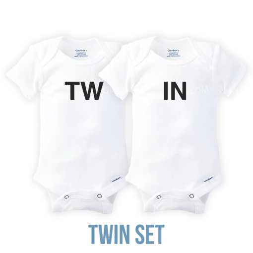TW-IN Twin Baby Onesie Romper Set - Som + Co