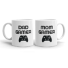 Xbox Mom Gamer and Dad Gamer Mug Set - New Parent Mug Set (11 oz) - Som + Co