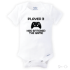 Player 3 Has Entered the Game (Xbox) Baby Onesie Romper - Som + Co