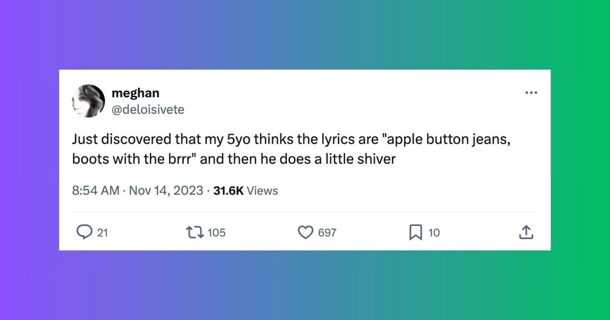 35 Funny Tweets About Kids' Song Lyric Rewrites