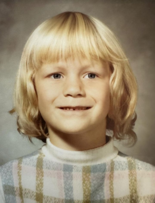 The author at age 5.