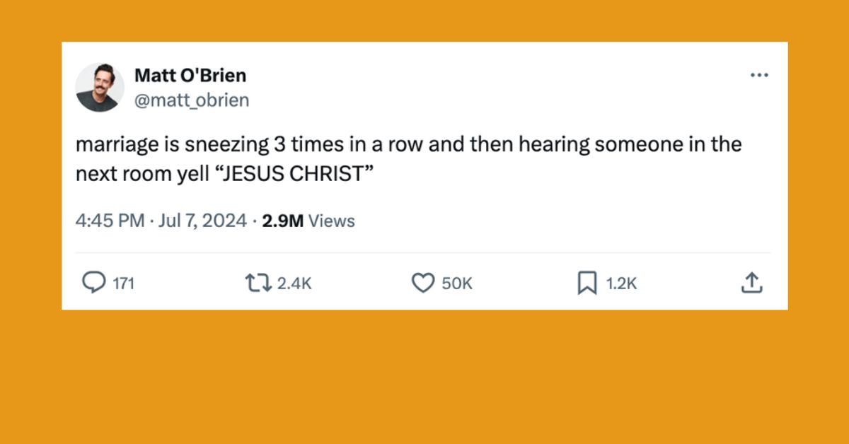 The Funniest Marriage Tweets To Get You Through This Week