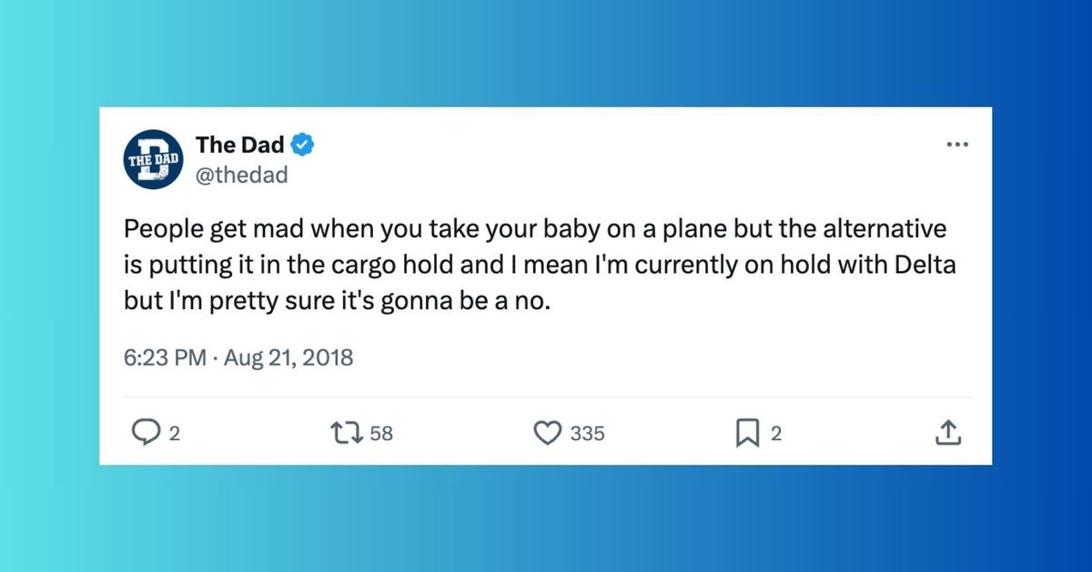 25 Too-Real Tweets About Flying With A Baby