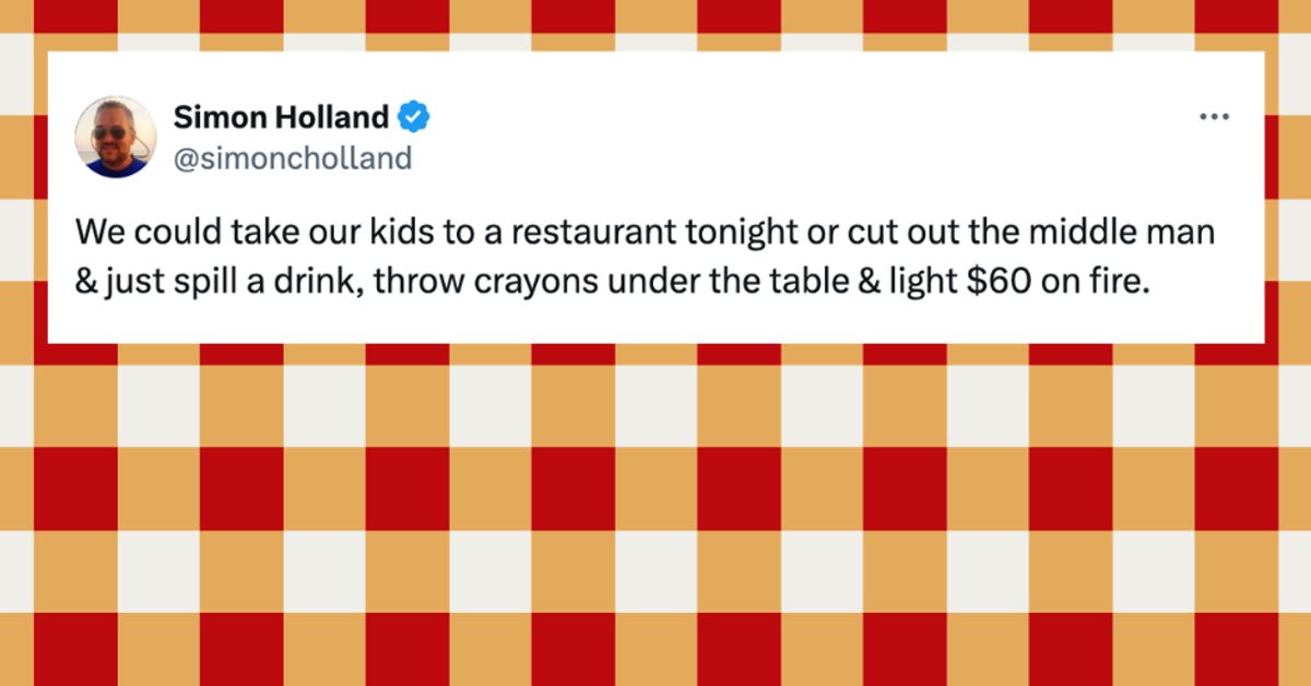 36 Tweets About The Joys Of Dining Out With Children