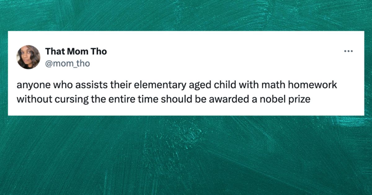 34 Comically Accurate Tweets About Trying To Help Your Kids With Math