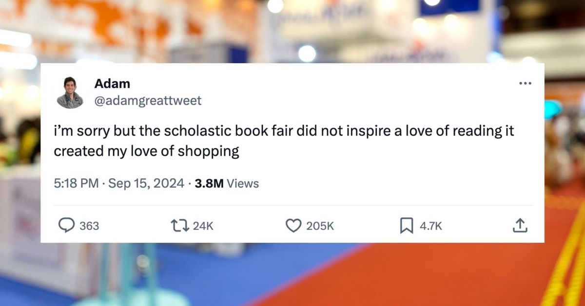 35 Funny And Relatable Tweets About The Scholastic Book Fair