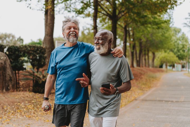 Exercise and social support are key as you get older.